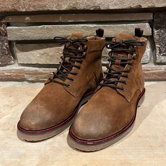 Thomas & Vine Samwell Brown Suede Lace Up Boot